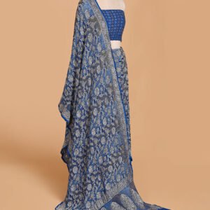 Suhani : Banarasi Silk Saree In The Shades Of Pink With Beautiful Kadwa Bootas